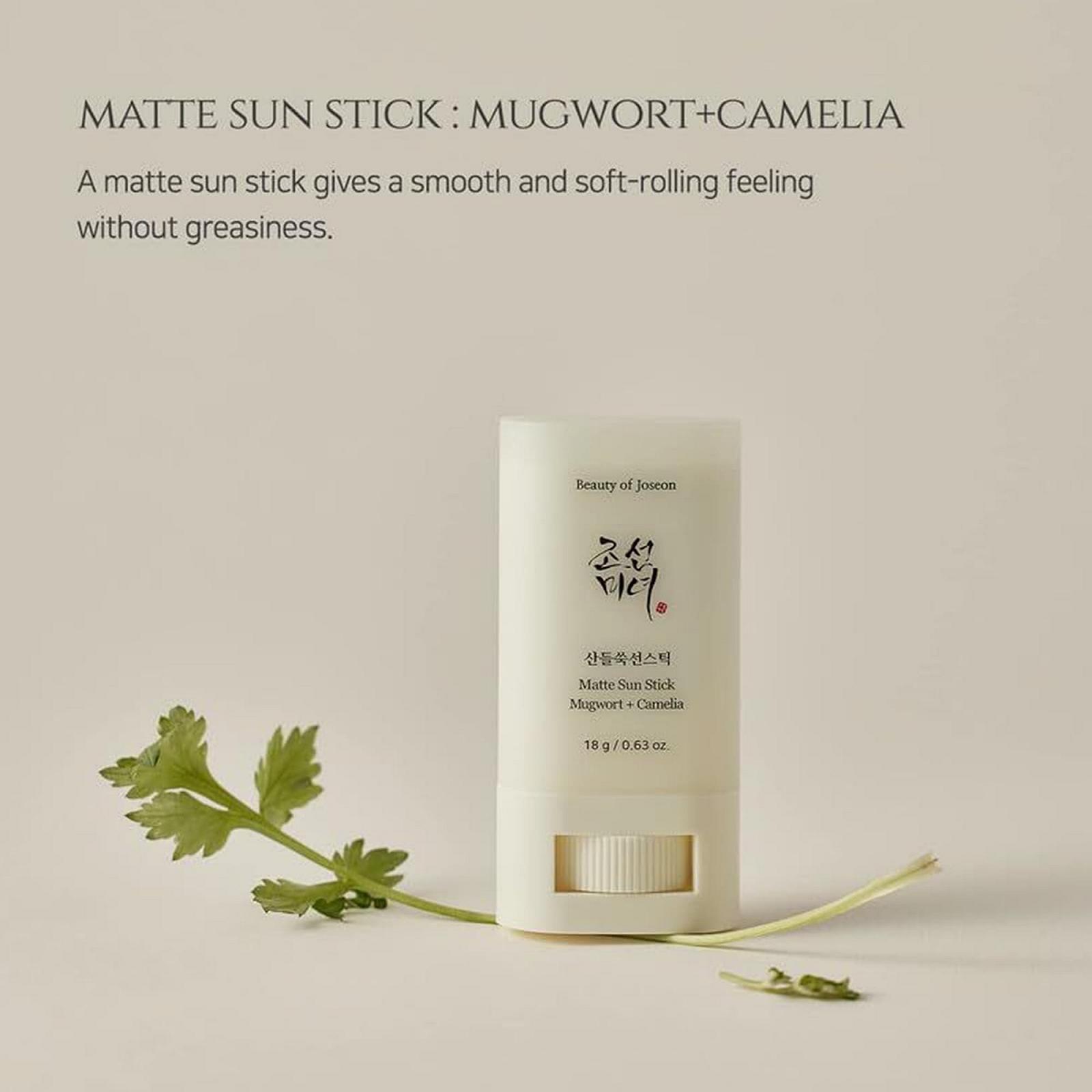 Сонцезахисний стік Beauty of Joseon Matte: Mugword + Camelia (18 г, 0.63 fl.oz), фото №5