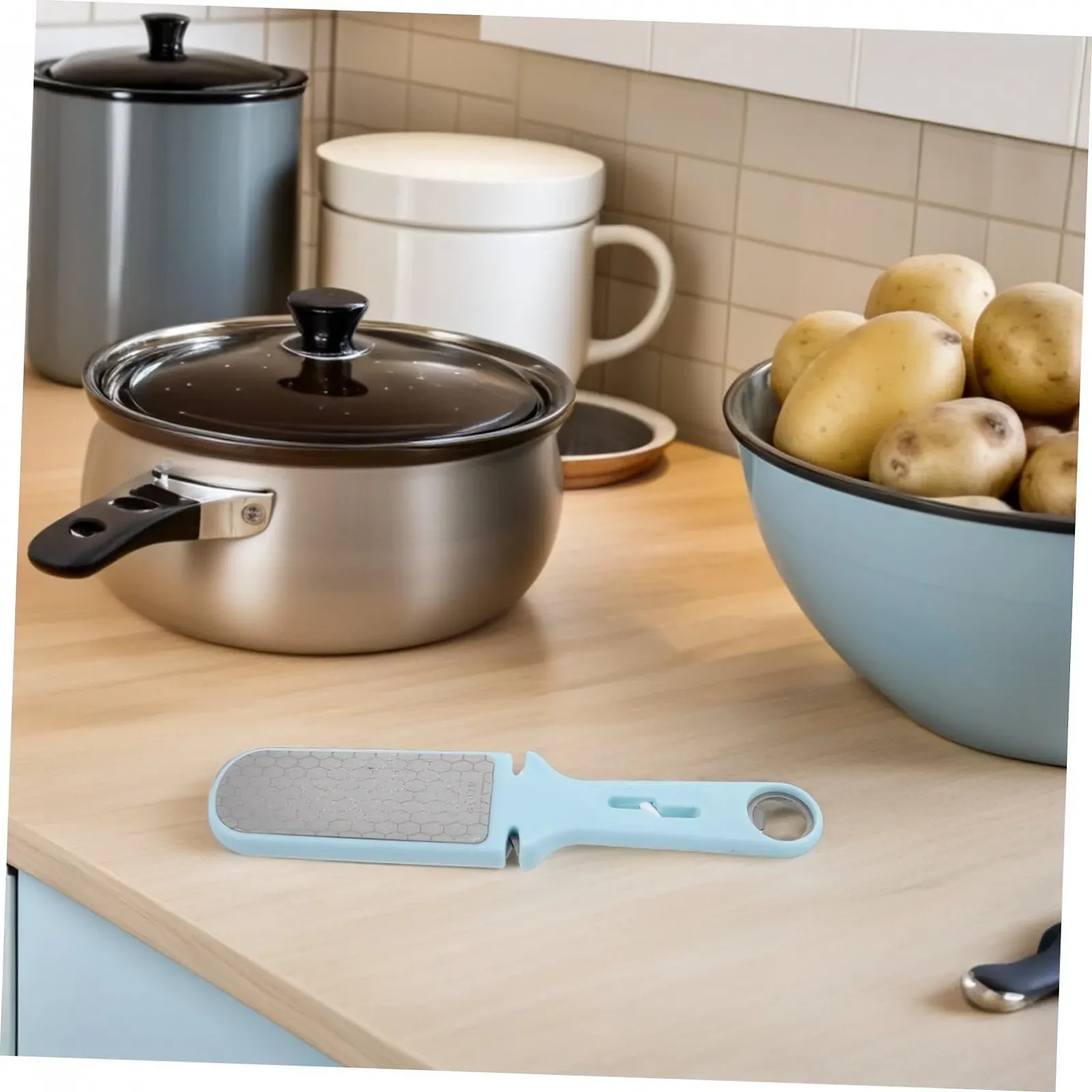 Точило для ножів Garneck Quick багатофункціональне sky blue, фото №5 Точило для ножів Garneck Quick багатофункціональне sky blue, фото №5