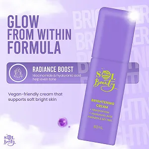 Денний крем Sol Beauty Brightening освітлювальний 80 мл synthetic.ua - Фото 1