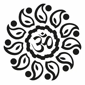 Наклейка на стіну GRAZDesign Om Flower of Life Mandala 30 x 30 см Біла synthetic.ua - Фото 1