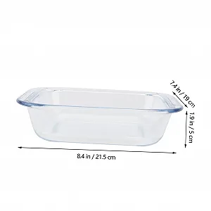 Форма для запікання Sosoport термостійка квадратна скляна synthetic.ua - Фото 1