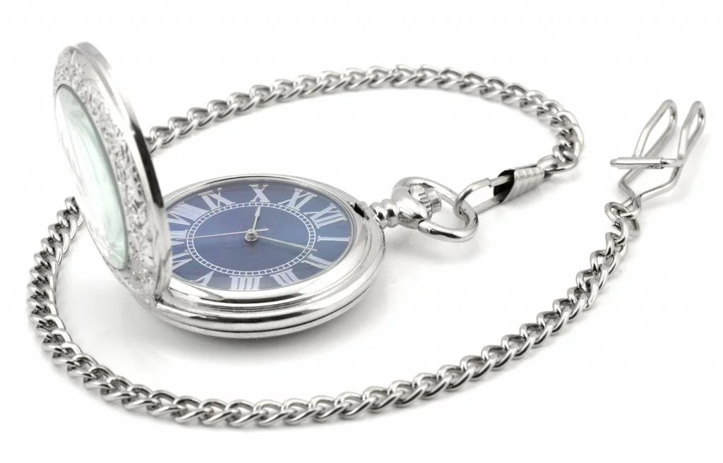 Карманные часы с ручным заводом Unendlich U Fashion Retro Механические Скелетон с цепочкой и увеличительным стеклом Серебристый, серебристый, Античная отделка, фото №5