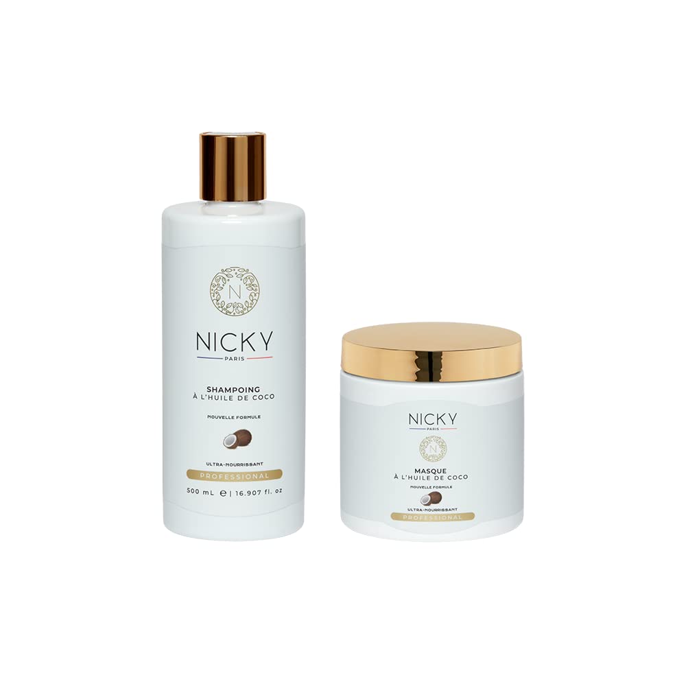 Шампунь Hair Mask Nicky Paris Coco Shampoo 500 мл + Маска для волосся 500 мл, фото №1