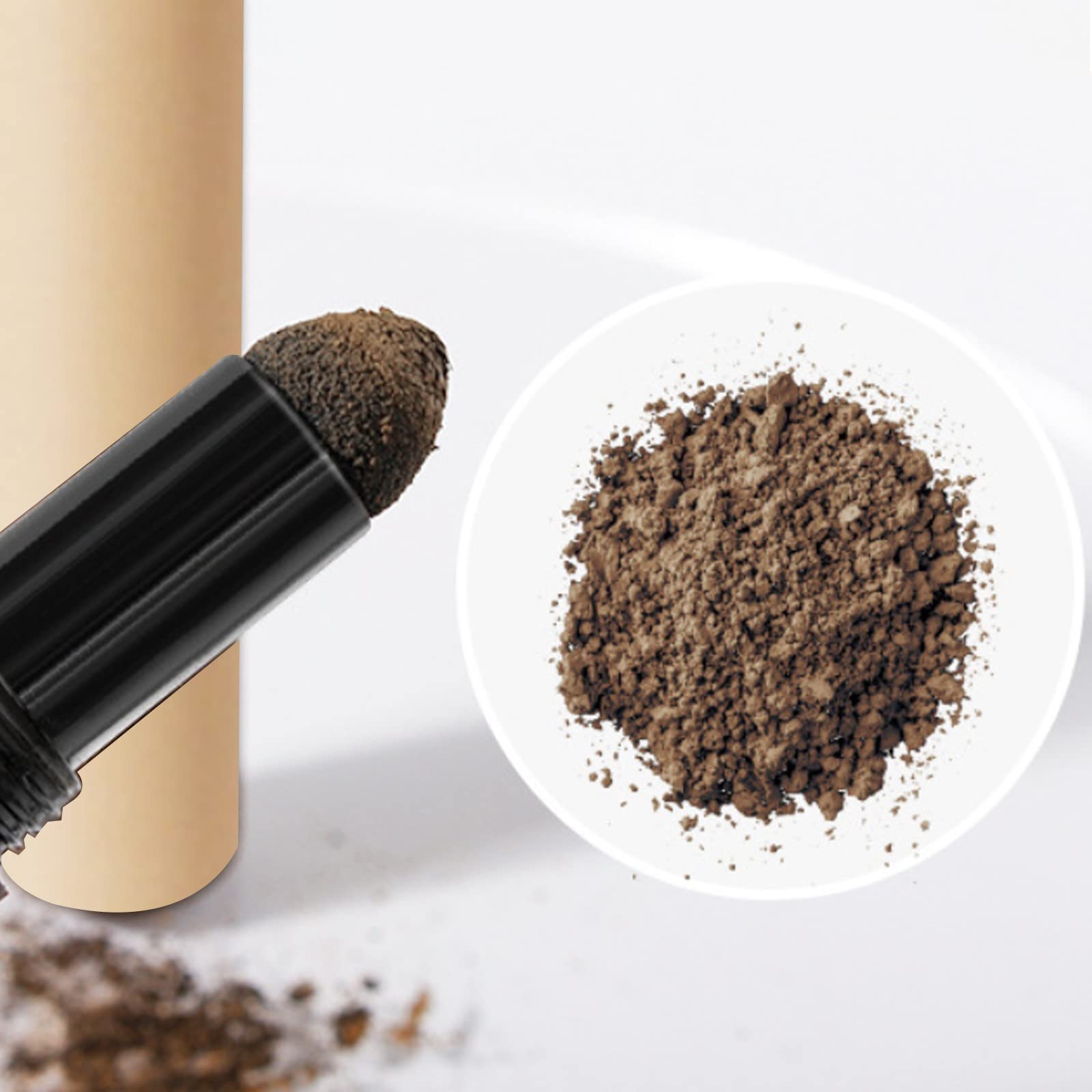 Карандаш с щеткой Künstliche Augenbrauen Khaki One Size, фото №4