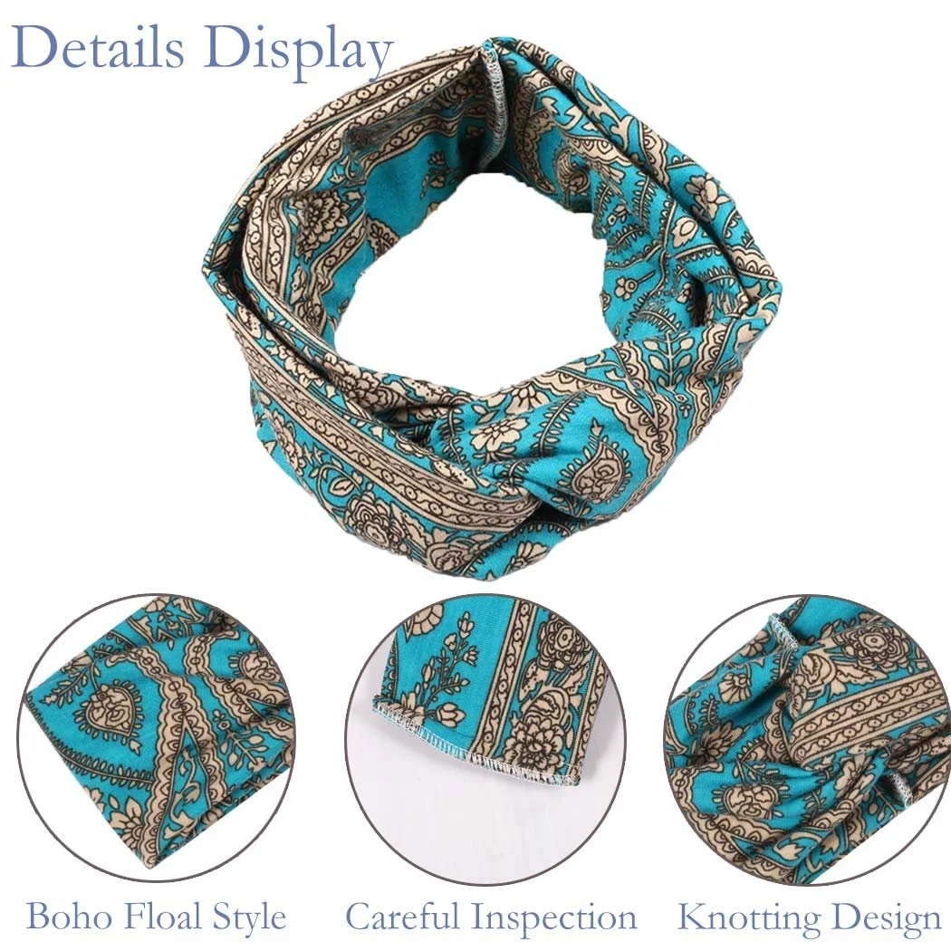 Пов'язка на голову Boho Yean Широка, фото №6