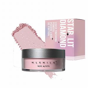 Пудра рассыпчатая Kimchi Shimmer Finish Setting Powder розовая полупрозрачная - Фото 1