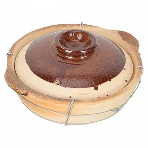 Кастрюля из глины с ручкой 0,5 л - Фото 1