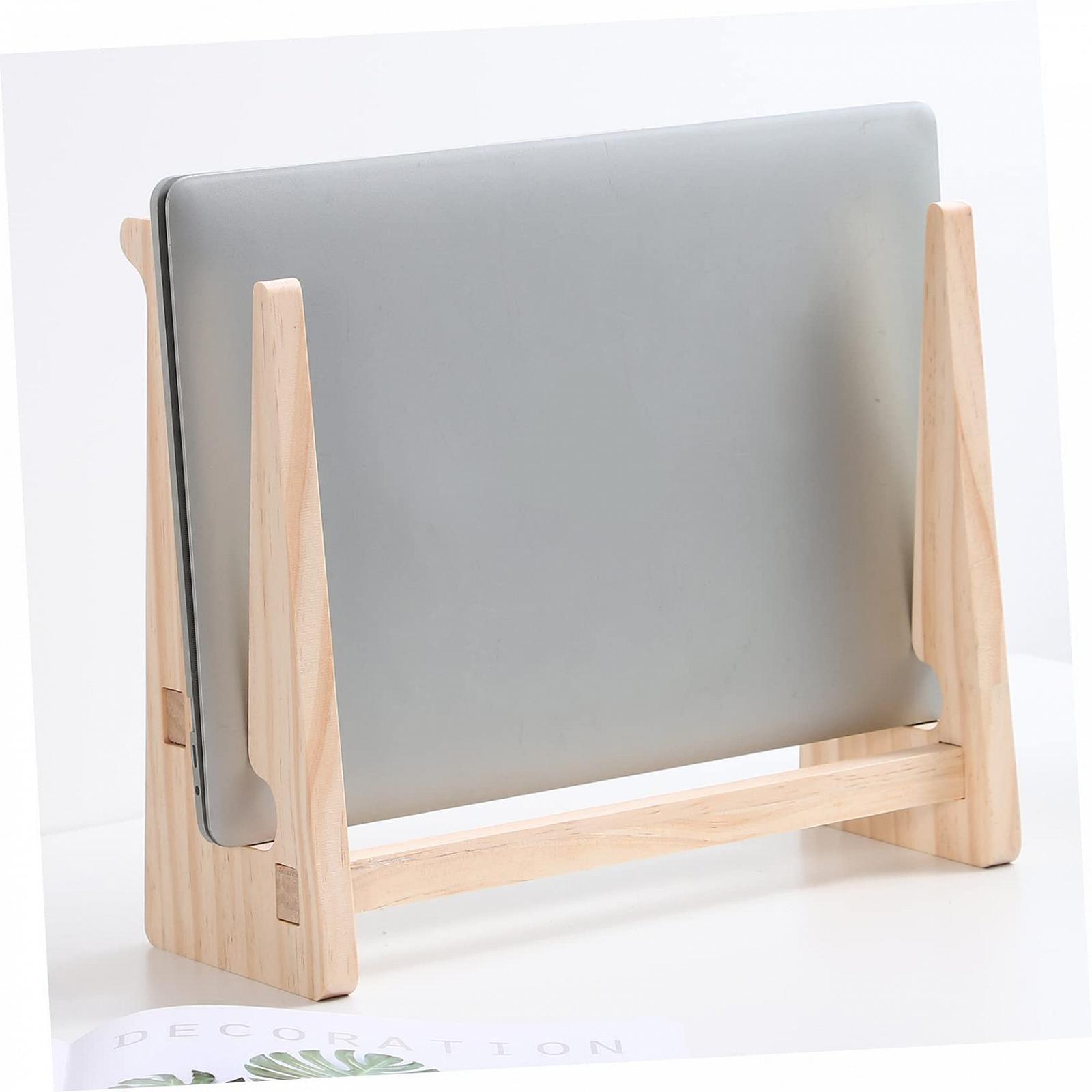 Деревянная Подставка для Ноутбука Регулируемая Подставка для Стола Кровати с Полкой для Хранения с Рассеиванием Тепла Легкая Сборка Универсальное Использование, фото №2