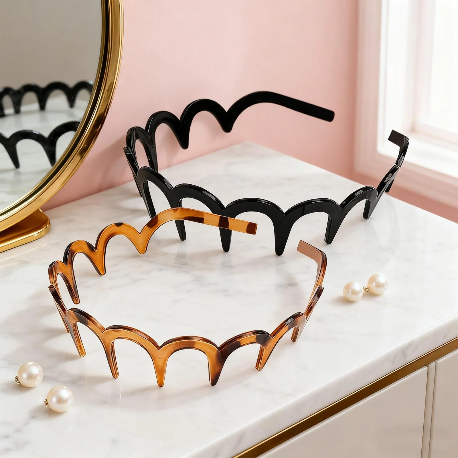 Обруч на голову U-подібний гнучкий, фото №3