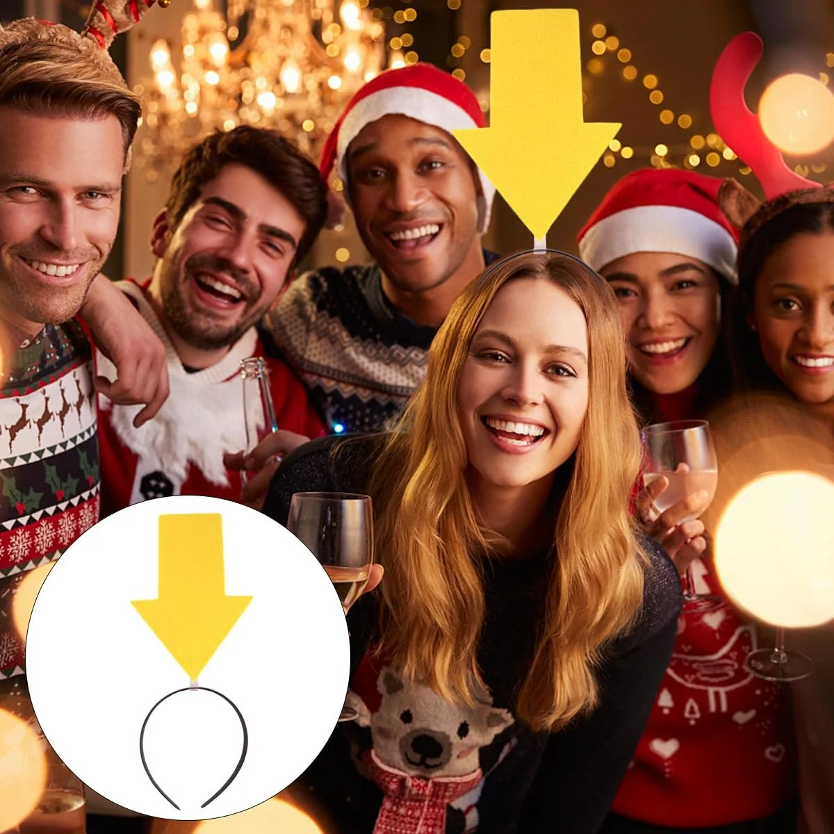 Обруч на голову зі стрілою 6 штук, фото №2