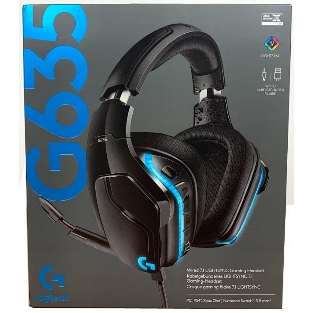 Наушники Logitech G635 Gaming Headset USB 981-000750, фото №7