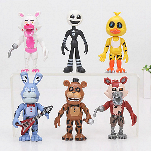 Фигурки Пять ночей у Фредди ФНАФ Five Nights at Freddy's аниматроники набор игрушек 6 шт 10-11 см - Фото 1
