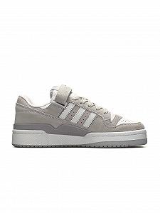 Кроссовки Adidas Forum 84 Low Gray White - Фото 1