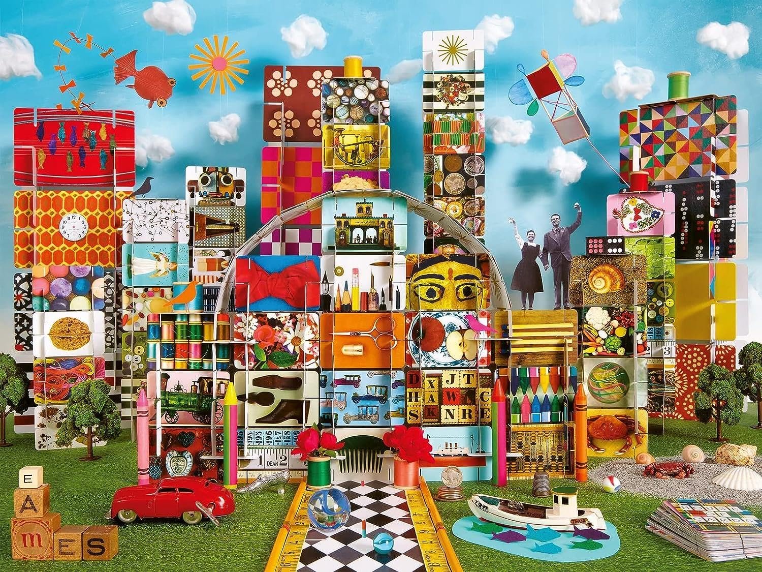 Пазл Ravensburger 16951 Eames House of Cards 1500 элементов, фото №2