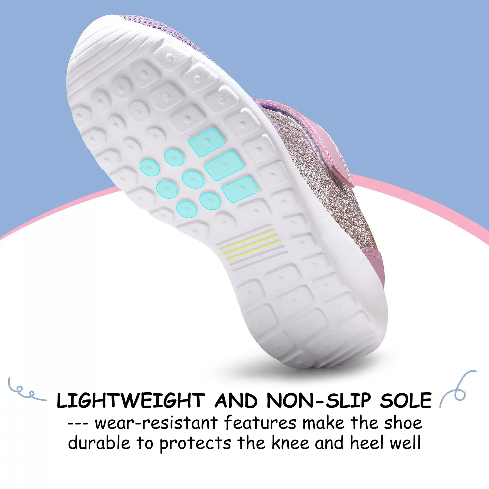 Детские Блестящие Кроссовки для Девочек, фото №9