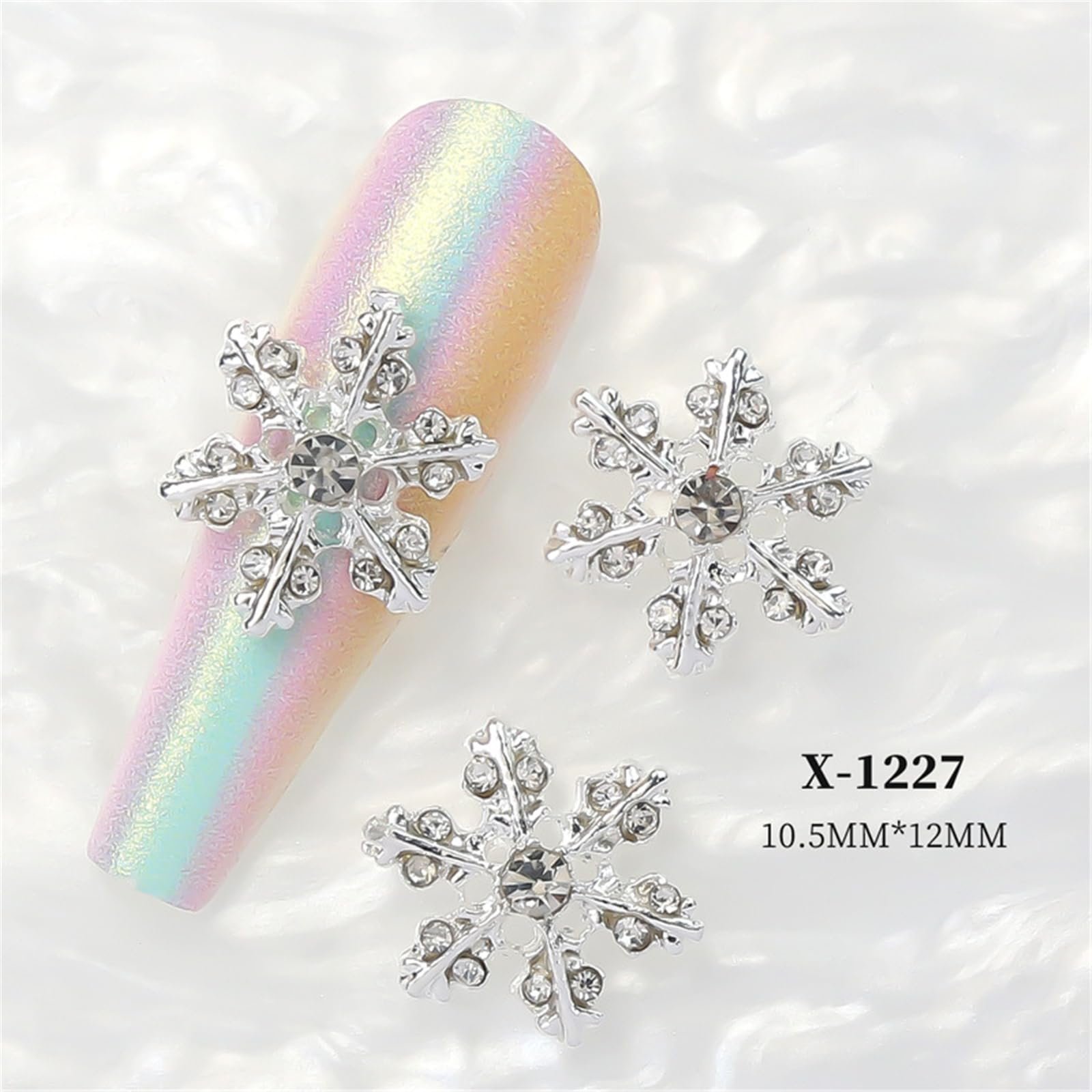 Сніжинки Модні 10 штук, фото №4