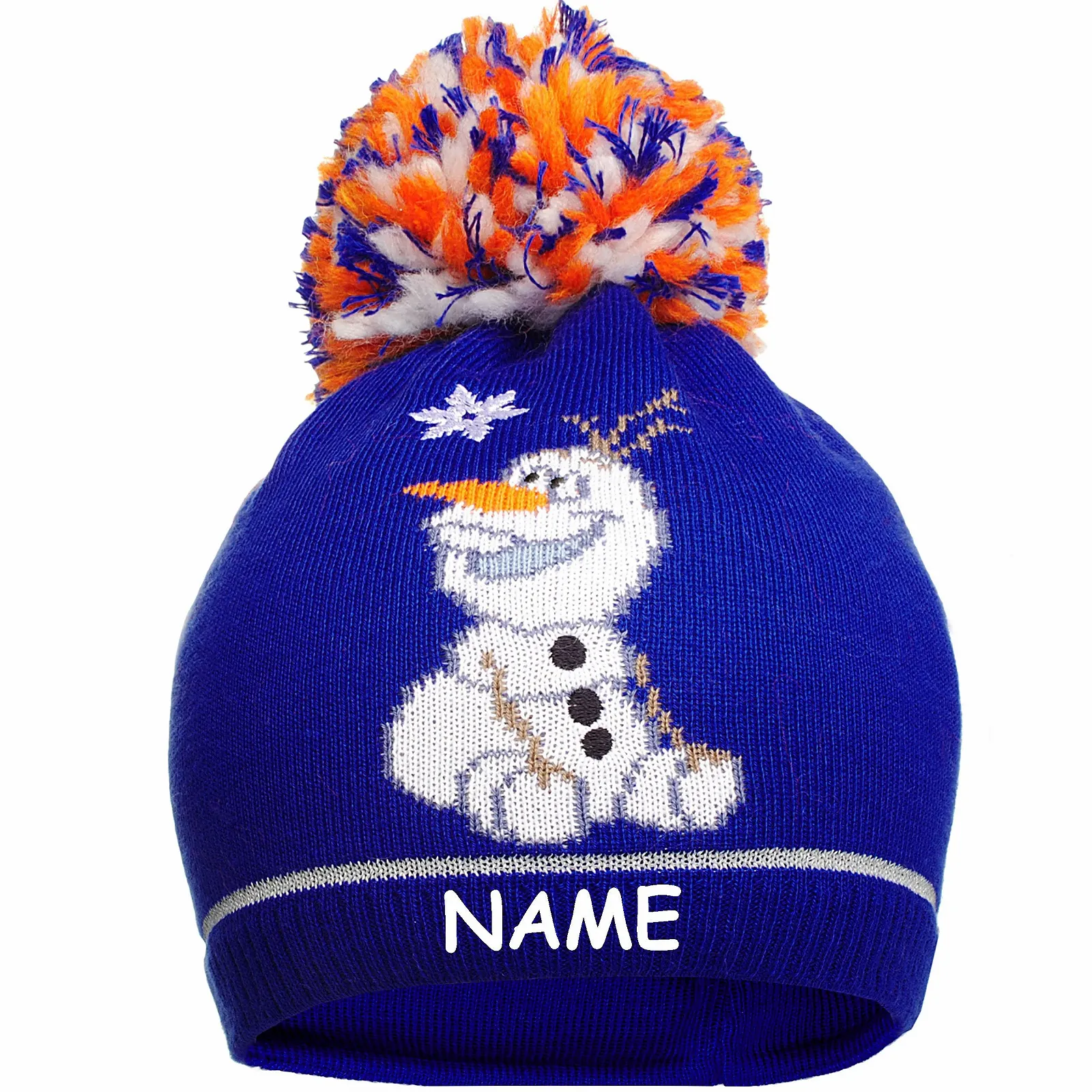 Шапка вязаная Frozen Снеговик Олаф Размер 51, фото №3