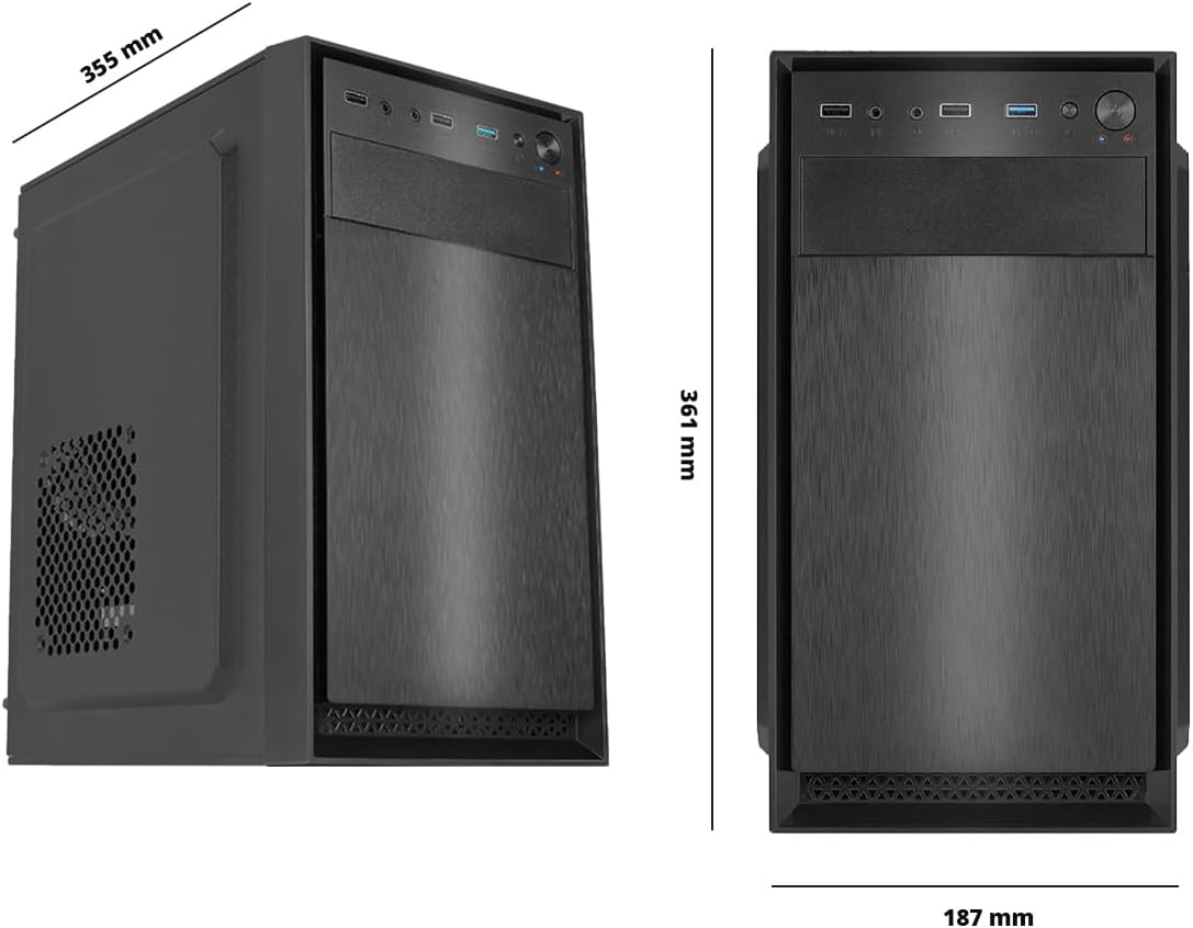 Комп’ютер GMR-234 / Intel Core i5-3470 / RAM 14GB / SSD 512GB / LAN / Windows 11 Pro / Чорний, фото №2