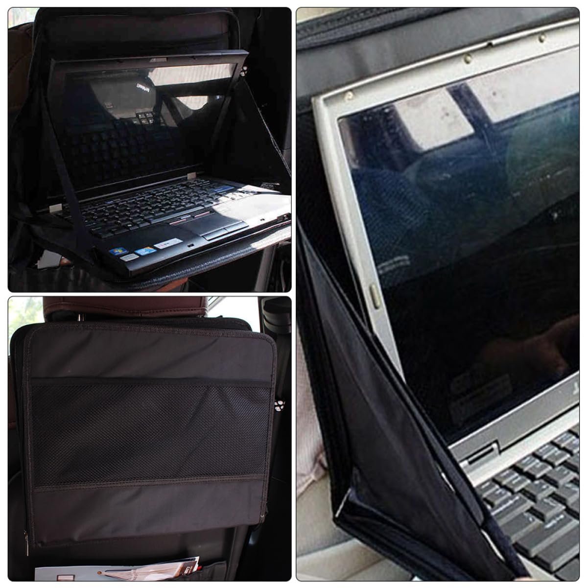 Автомобільний столик для ноутбука Amosfun складаний, тримач для їжі, фото №6