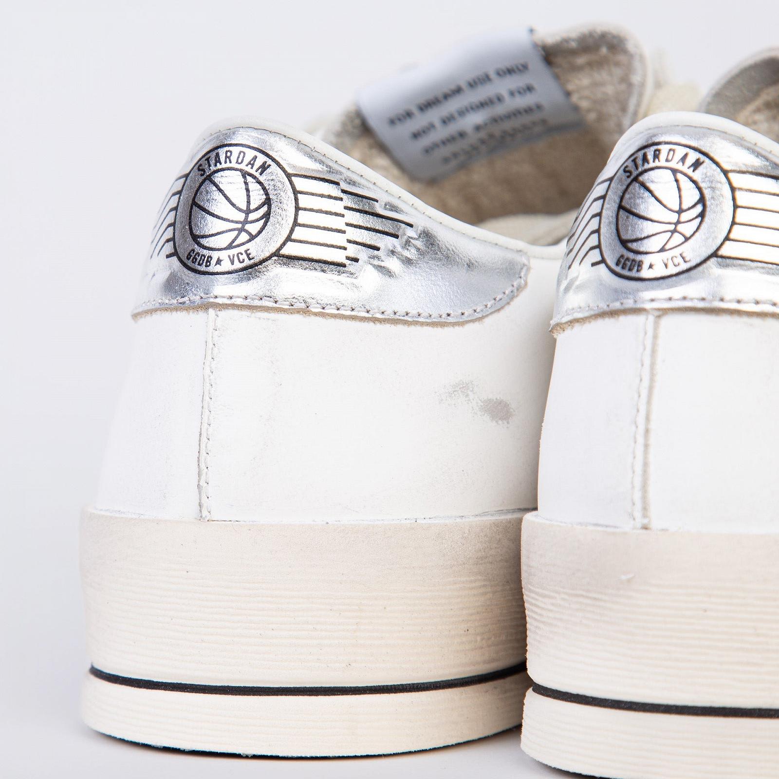 Кросівки Golden goose Stardan Leather Low Top Sneakers White Grey 44, фото №5