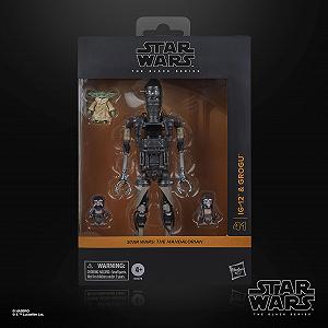 Фигурки Star Wars The Black Series IG-12 и Grogu, The Mandalorian Deluxe, набор из 2 штук, масштаб 15 см synthetic.ua - Фото 1