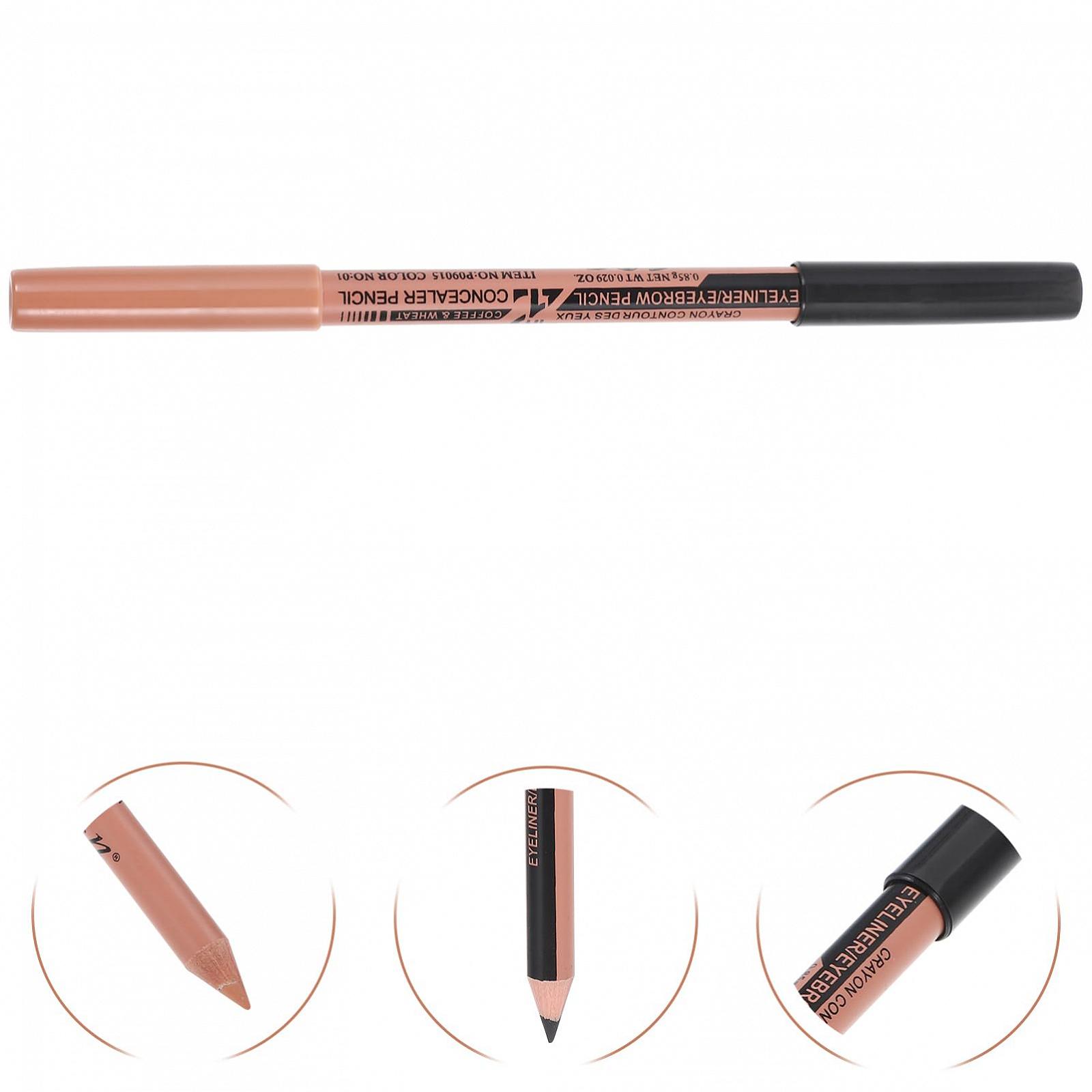 Набор для макияжа Minkissy 12шт Грифель Make-up-caboodle Карандаш для бровей консилер двусторонний, фото №3 Набор для макияжа Minkissy 12шт Грифель Make-up-caboodle Карандаш для бровей консилер двусторонний, фото №3