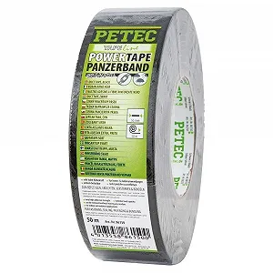 Клейка стрічка PETEC 86150 POWERTAPE Чорна - Фото 1