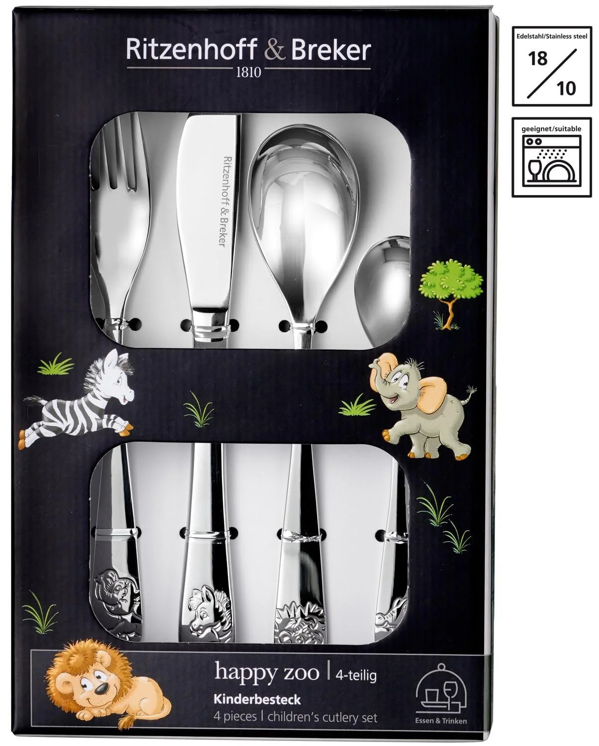 Набір столових приборів Ritzenhoff & Breker Happy Zoo, 4 предмети, фото №6