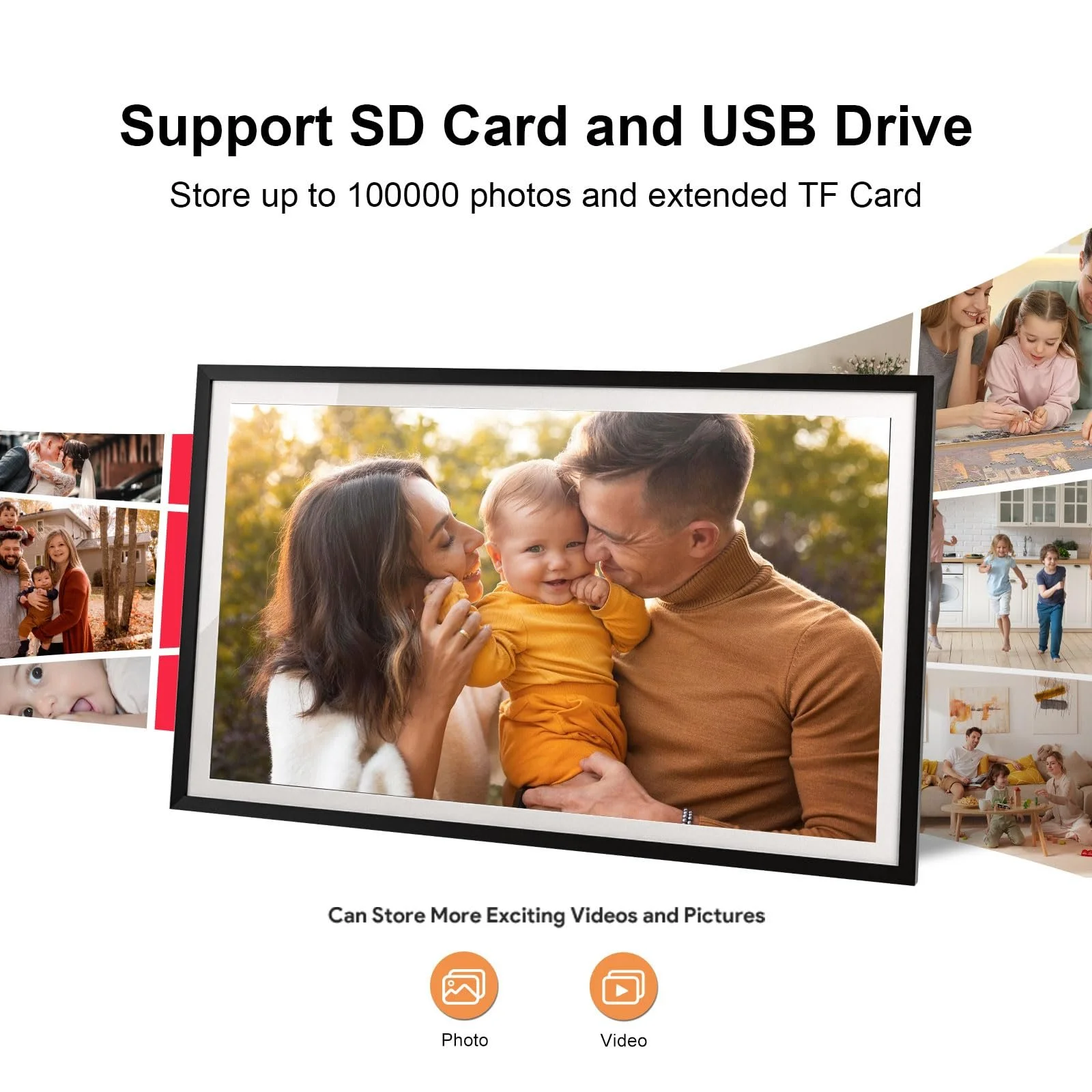 Цифровая фоторамка FRAMEO 15.6 дюйма FHD Touchscreen 32 GB WiFi, фото №6 Цифровая фоторамка FRAMEO 15.6 дюйма FHD Touchscreen 32 GB WiFi, фото №6
