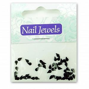 Стразы для ногтей Акриловые капли Черный - Фото 1