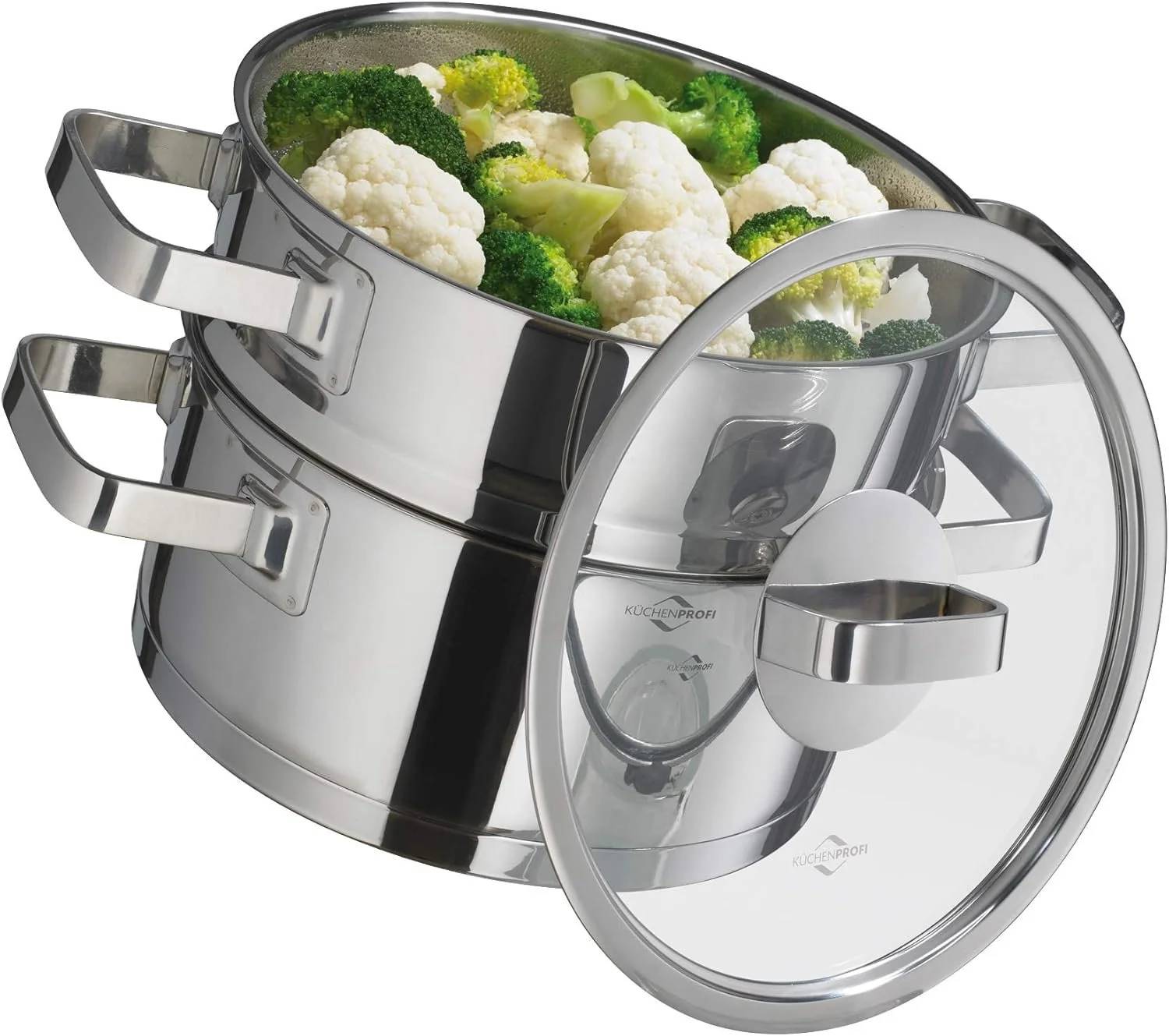 Пароварка Küchenprofi San Remo / 20см / Нержавеющая сталь, фото №2