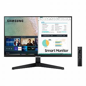 Монитор Samsung M5 Smart S32AM501NU 32 дюйма VA Панель с динамиками FHD Разрешение Частота обновления 60Hz Безрамочный Smart TV Приложения с пультом ДУ Auto Source Switch Plus Белый - Фото 1