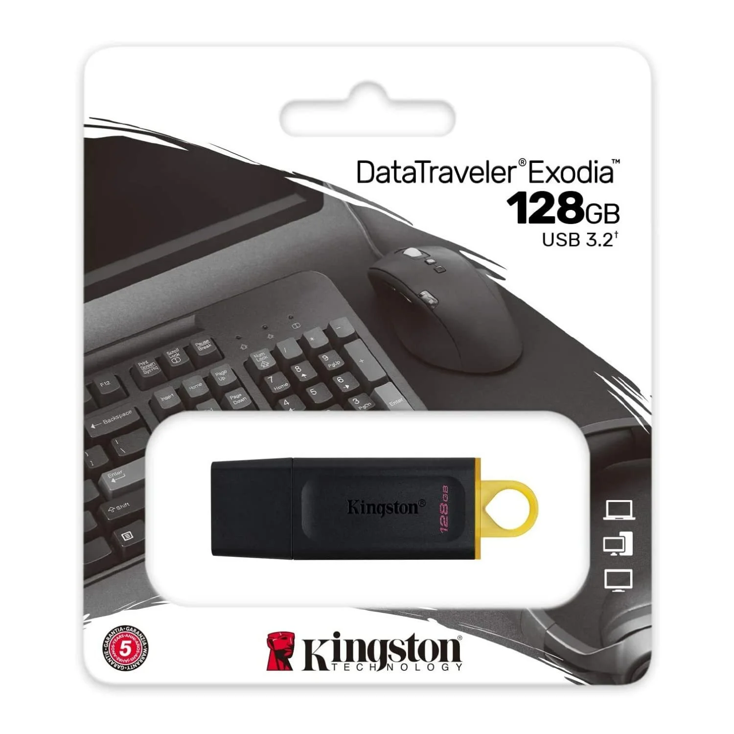 USB-флеш-накопичувач Kingston DataTraveler Exodia DTX/128GB 128GB USB 3.2 Gen 1, фото №4