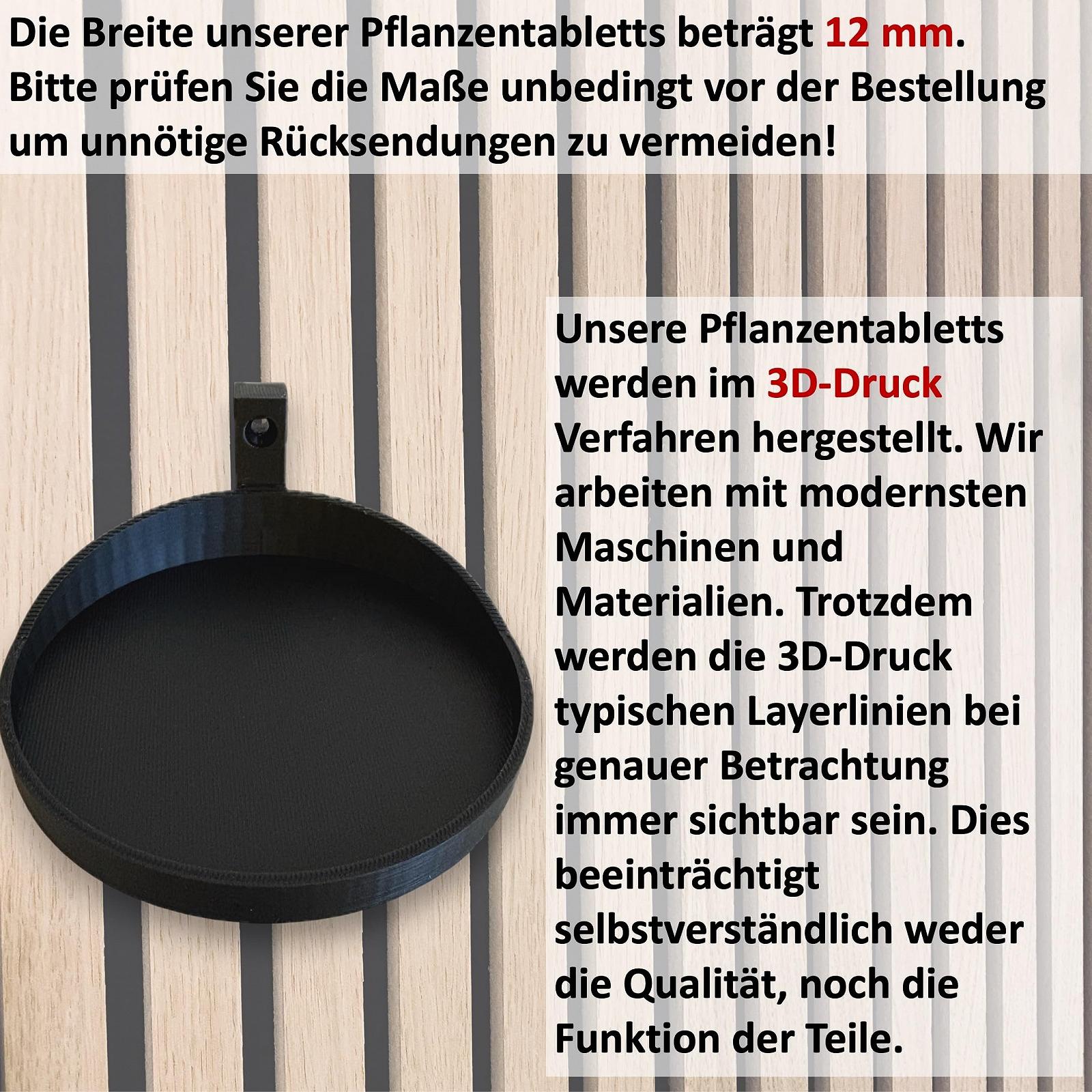 Підставки для рослин Pack of 2 для акустичних панелей Black, фото №3