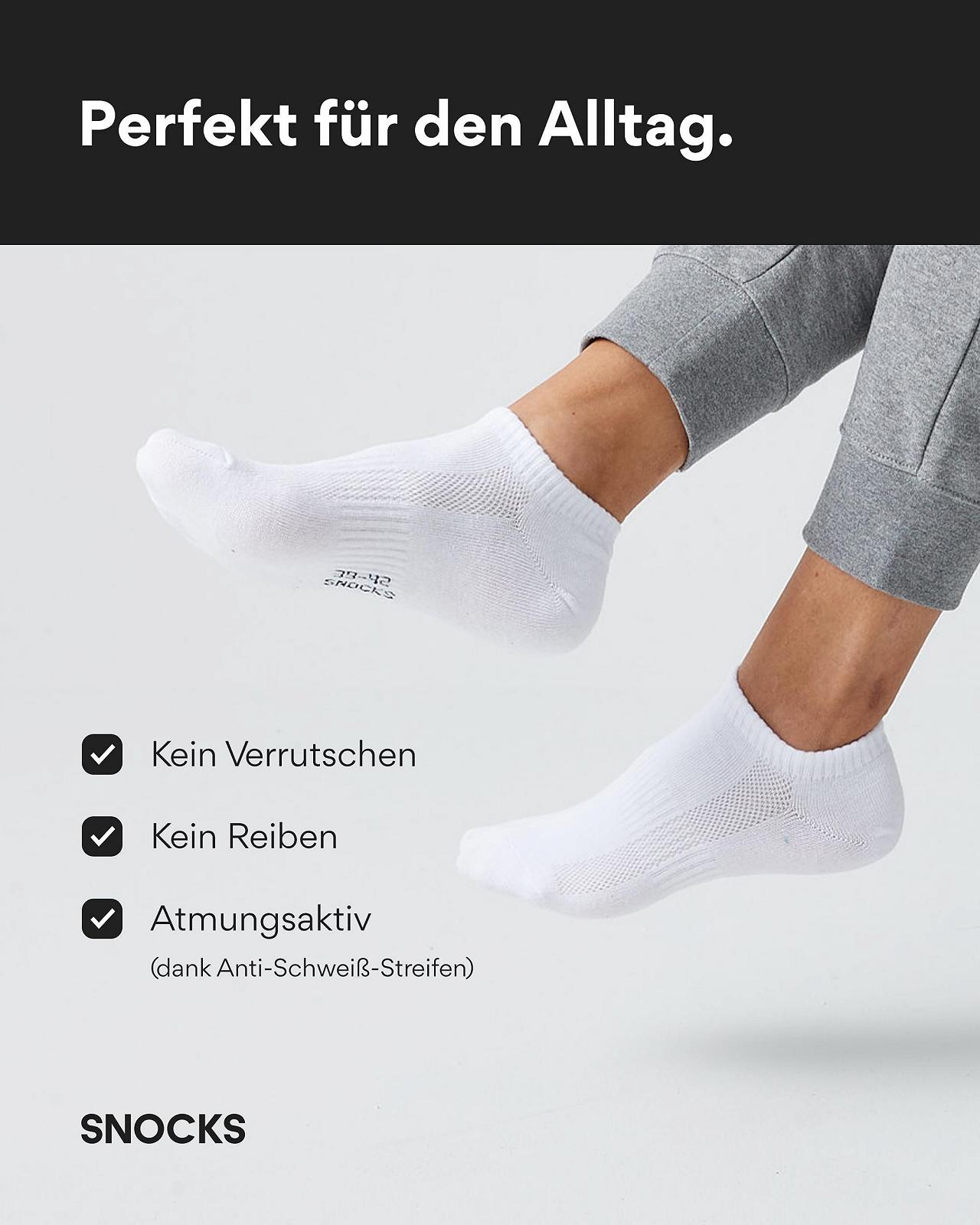Шкарпетки спортивні Snocks для чоловіків та жінок, набір 6 пар, фото №2