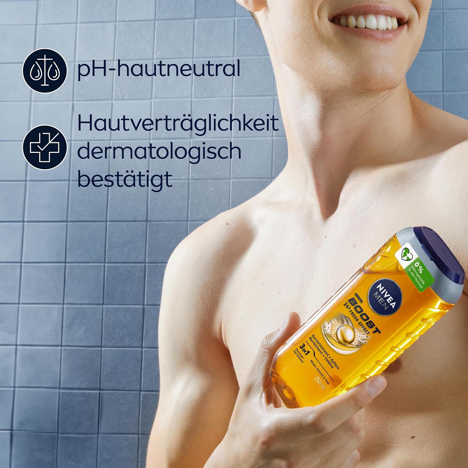 Гель для душа NIVEA MEN Active Energy pH-нейтральный 250 мл, фото №3