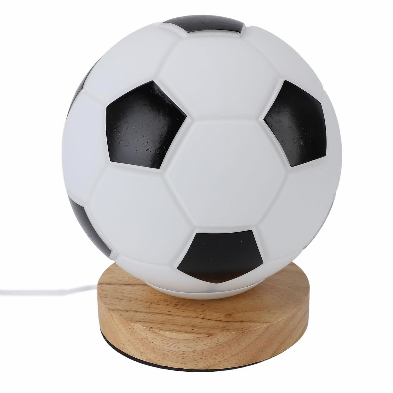 Лампа Yusat 3D Нічник з дистанційним керуванням Таймер М'яке освітлення Настільна лампа у формі футбольного м'яча, фото №3