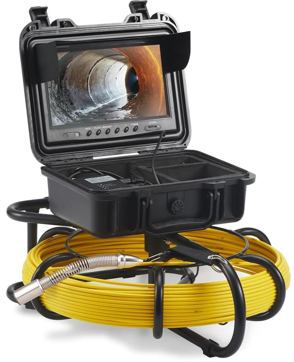 Професійна інспекційна камера для труб VEVOR / Кабель 70 м / Чорно-жовтий, фото №1 Професійна інспекційна камера для труб VEVOR / Кабель 70 м / Чорно-жовтий, фото №1