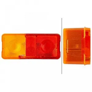 Рассеиватель заднего фонаря HELLA 9EL 112 741-001 для DAF FIAT FORD VOLVO VW O+K synthetic.ua - Фото 1