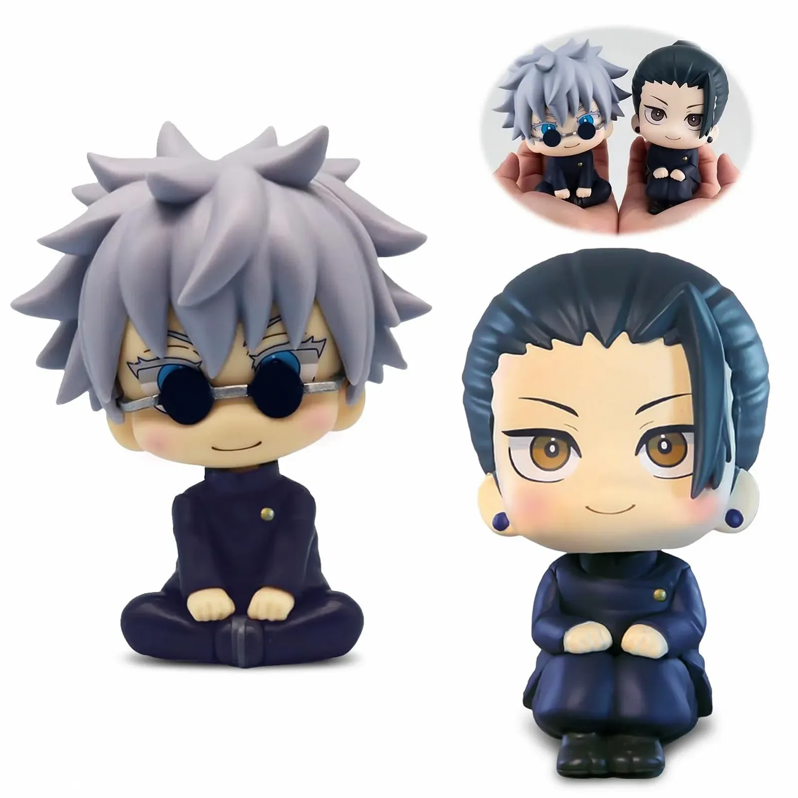 Фигурки NHYDZSZ Anime Gojo Satoru и Geto Suguru 2 шт. 10 см разноцветные, фото №1