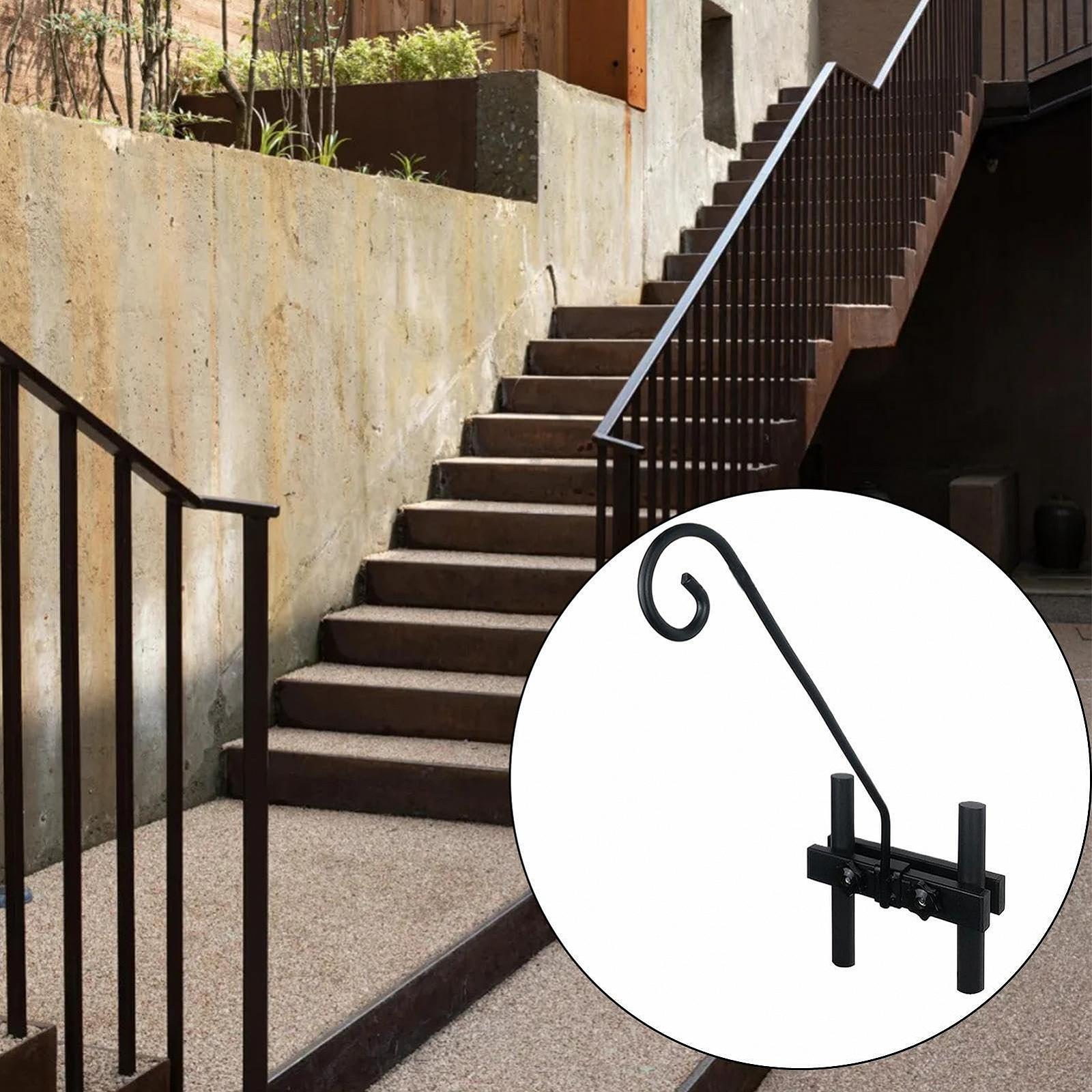 Кронштейн для підвісних рослин Металевий Регульований Чорний, фото №3 Кронштейн для підвісних рослин Металевий Регульований Чорний, фото №3