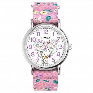 Часы Timex Weekender 38 мм женские Тканевый ремешок TW2V77800, Серебристый, Ремешок. - Фото 1