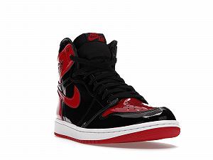 Кросівки Jordan 1 Retro High OG Patent Bred 44.5 synthetic.ua - Фото 1