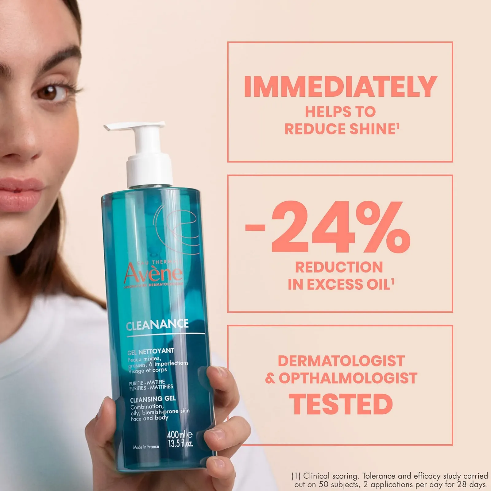 Гель для умывания Avene Cleanance 400 мл, фото №4