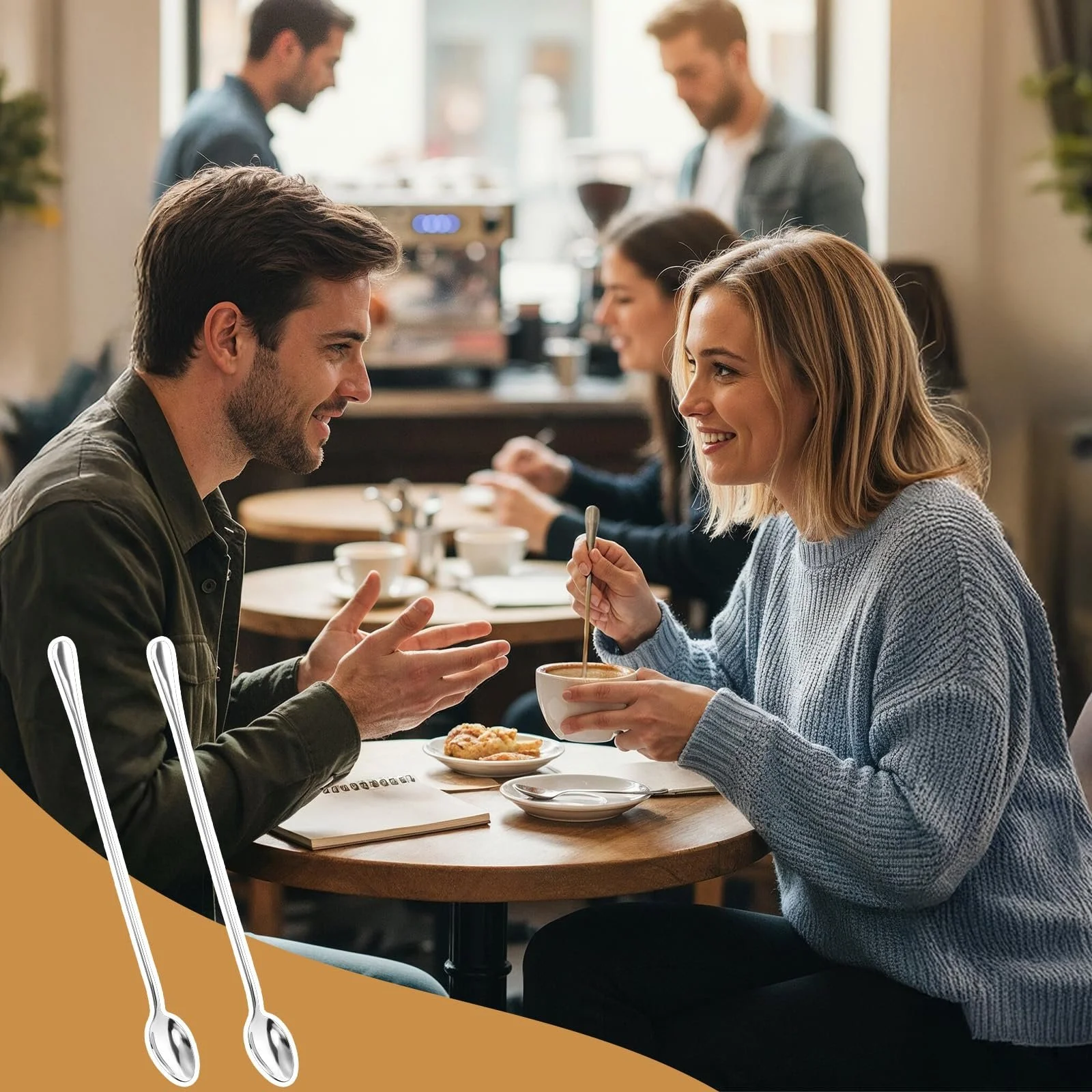 Набор из 2 барных ложек, фото №6