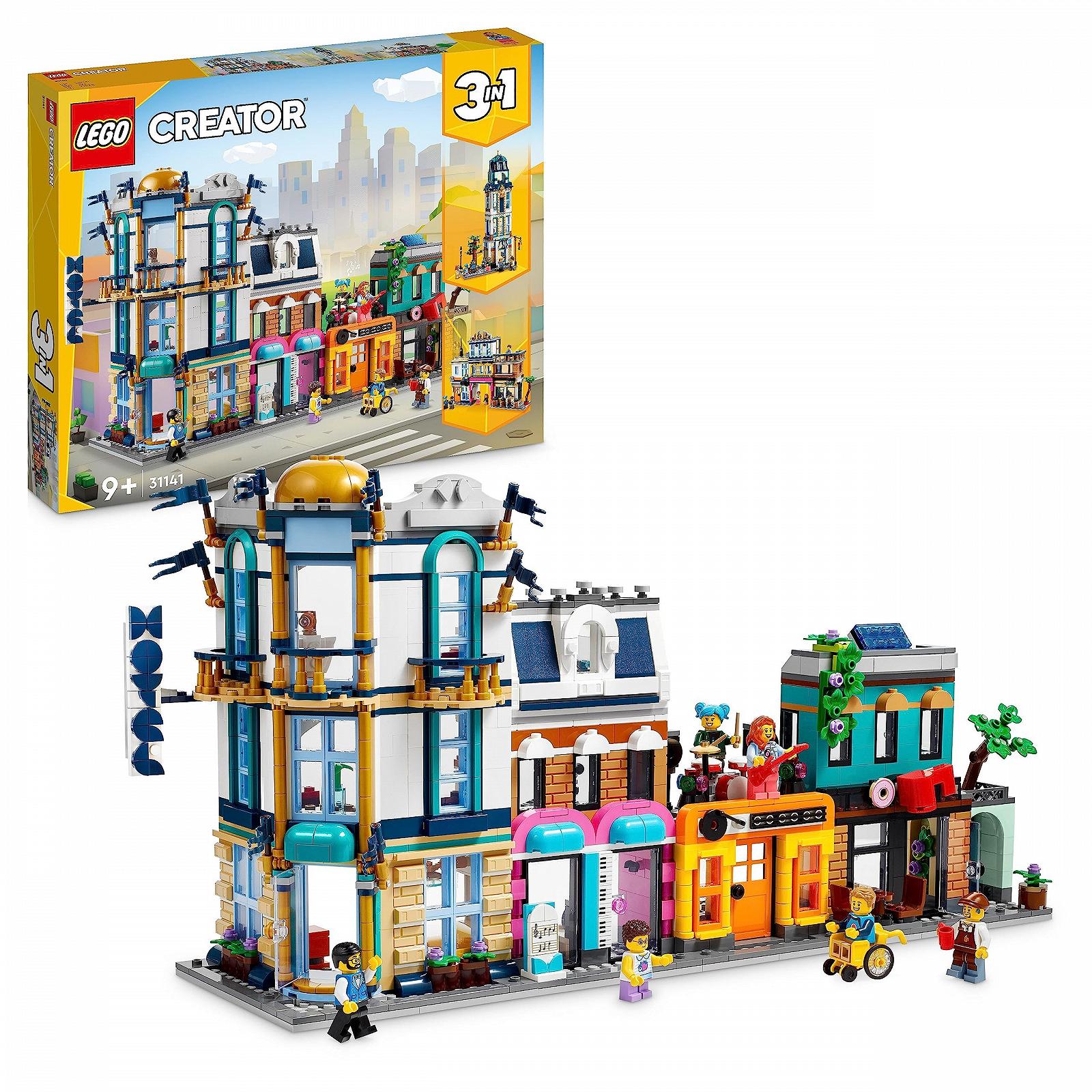 Конструктор LEGO Creator 3-в-1 31141 Main Street Art Deco High Rise Market Street, фото №1