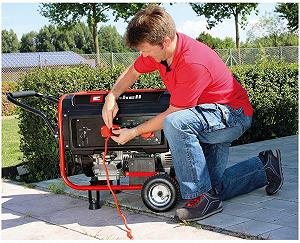 Einhell Генератор бензиновий TC-PG 55/E5, 230В/380В, 3.6кВт макс 5.5кВт), електростарт 25л 83кг synthetic.ua - Фото 1