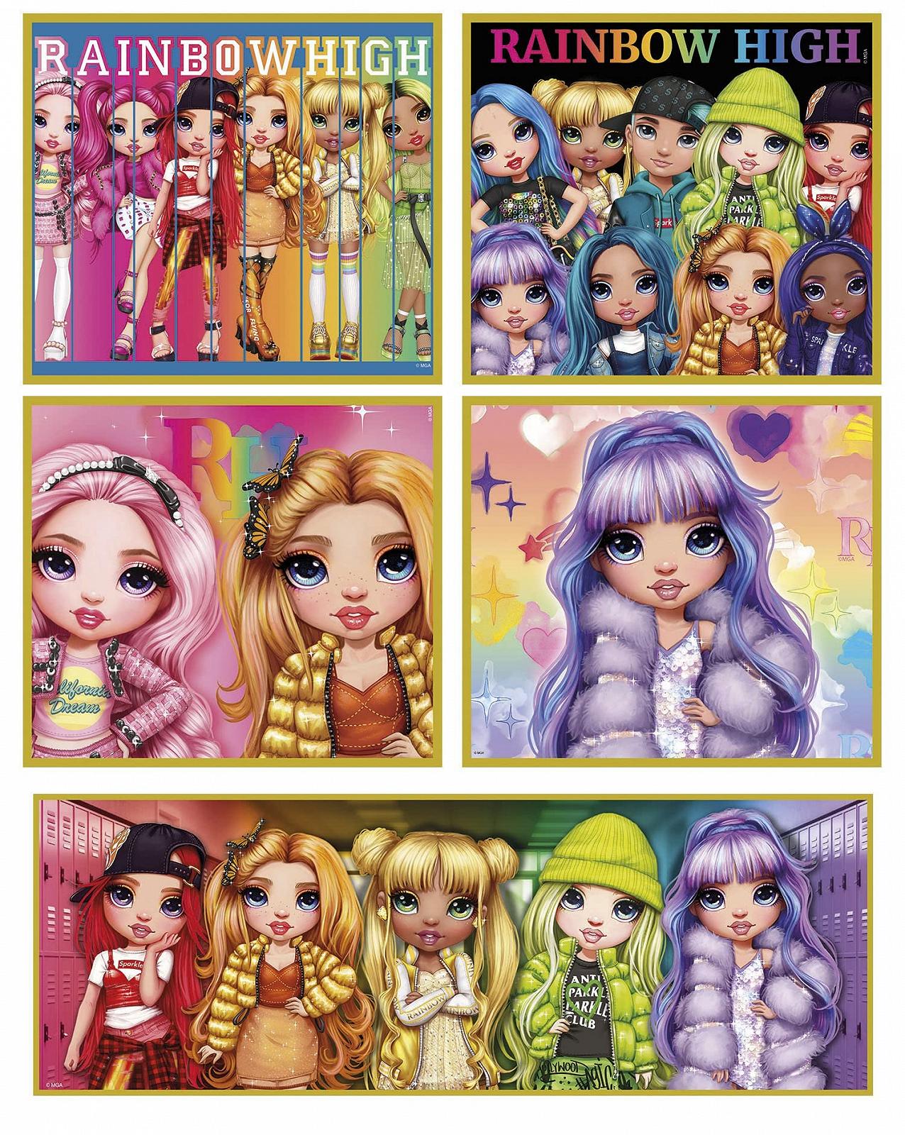 Пазл Clementoni Supercolor 20273 10 In 1 Rainbow High (3x18, 4x30, 2x48 и 1x60 деталей) для детей от 4 лет, фото №1