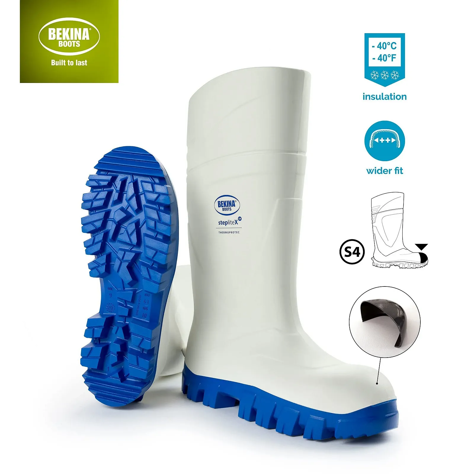 Ботинки Steplite XCi S4 Защитные Белые EU 41, фото №3