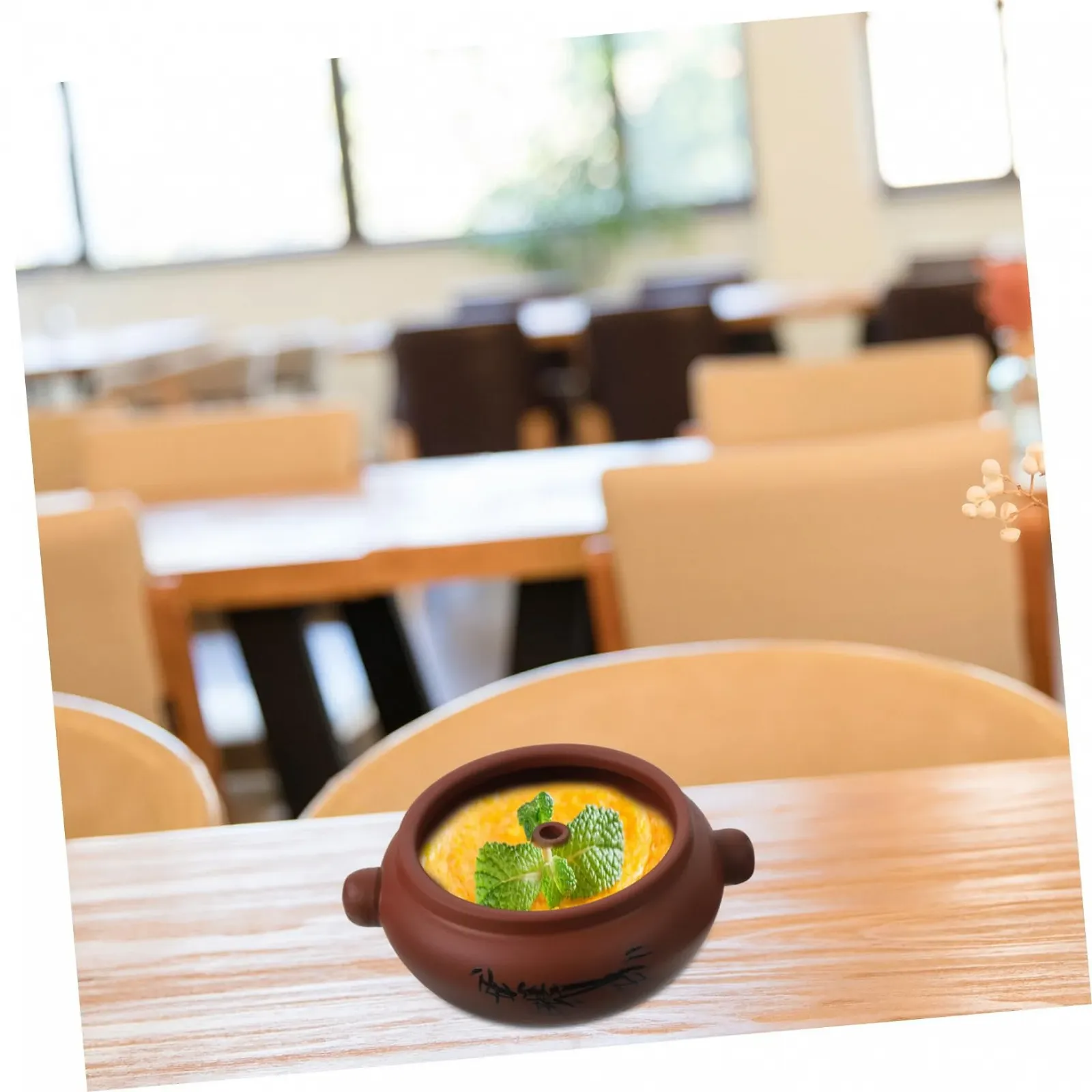 Керамічна каструля Sosoport для приготування на парі супів та каш легка в очищенні, фото №5